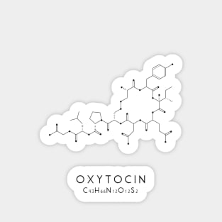 Oxytocin Molecular Structure Sticker